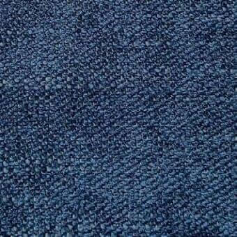 Blue woven fabric texture with granular surface, diagonal rib, and speckled flecks; label reads “presotto > fabrics > fabric (b) > yucatan > b yct47”.