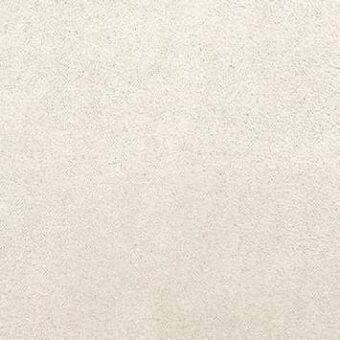 Off-white woven fabric texture with granular surface, speckled with dark flecks, displaying a tight, uniform weave and matte finish.