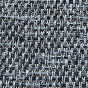 Navy and gray woven fabric texture with heathered effect, displaying a basketweave pattern and subtle sheen, identified as Presotto drop f drp17.