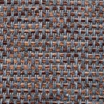 Woven fabric texture, muted brown and light gray, dense irregular geometric pattern with raised surface and matte finish.