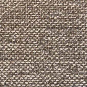 Presotto Mimì fabric F MM3004, brown woven texture, irregular speckled pattern, dense nubby yarns, warm neutral matte finish.