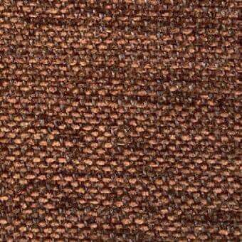 Brown woven fabric texture displays an irregular pattern, tonal variations, and a compact weave; label reads “mimì” model f mm3008.