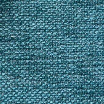 Presotto Mimì fabric F MM3027, teal and light gray woven texture, dense irregular pattern with nubby surface.