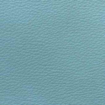 Turquoise fabric texture with a fine, pebbled grain; close-up view of Presotto brand material labeled “f time08” in the lower right.