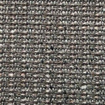 Woven fabric texture, muted gray and beige heathered pattern, dense nubby surface with visible yarn strands, matte finish.