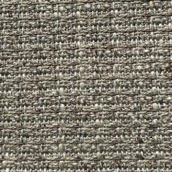 Presotto fabric sample, muted gray heathered weave, dense nubby texture, matte finish, non-directional pattern, labeled g alm055.