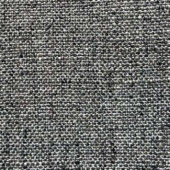 Heathered gray woven fabric texture, plain weave with nubby surface, tight compact structure, matte finish, neutral tone, yarn variations.