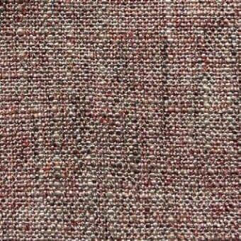 Woven fabric texture, reddish-brown and silver-gray, dense speckled weave with subtle sheen; Presotto Allure Plain G Alp206.