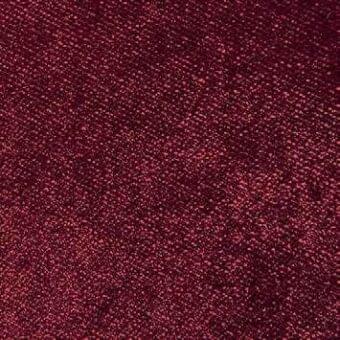 Burgundy twill fabric texture with a granular weave, subtle sheen, and diagonal ribs, displaying a rich, saturated matte finish.