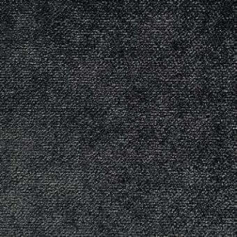 Dark gray woven fabric texture with a granular, matte finish and tight, irregular weave; label reads “presotto > fabrics > fabric (g) > fox > g fx094.”