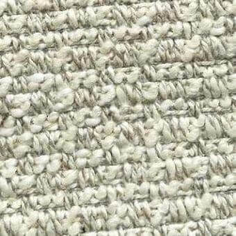 Presotto Tavolara fabric G, off-white nubby weave, textured with vertical-horizontal ribbing, matte finish, thick yarn, subtle gray-beige tones.
