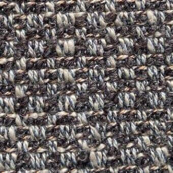 Tavolara fabric texture, gray-beige heathered weave, nubby wool-blend with twisted yarns, Presotto G Tav06 collection.