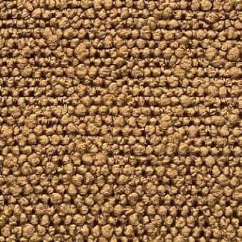 Brown fibrous texture with horizontal rows, resembling small pebbles, possibly jute, displaying a rough, woven surface and subtle tonal variations.