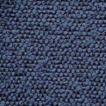 Indigo looped pile fabric texture with dense, rounded nub formations; matte finish, studio sample – presotto g vlt604.