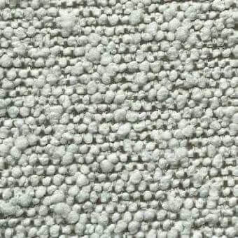 Presotto fabric sample, light gray, dense nubby texture with grid weave and matte finish, showcasing durable casual material.