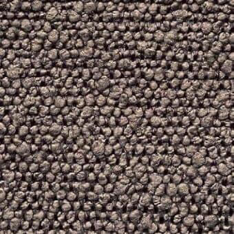 Dark gray woven fabric texture with dense, rounded protrusions and subtle shimmer; Presotto Volt g vlt903 textile sample closeup.