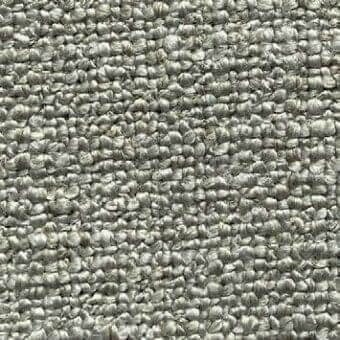 Baltimora fabric sample, light gray looped texture, small-scale nubby weave, Presotto L Balt12 collection, matte finish, heathered tonal variations.