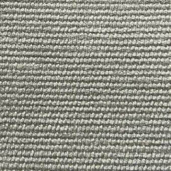 Woven fabric texture, muted gray tone, linear ribbed pattern; dense, matte surface with horizontal ridges and vertical threads; studio sample.