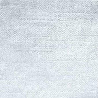 Presotto fabric swatch, pale gray looped texture, irregular weave pattern, horizontal seam, studio lighting, soft plush appearance.