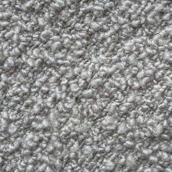 Presotto Cloud fabric, M Cld2804, light gray looped pile texture with heathered tonal variations and consistent, dense nubby surface.