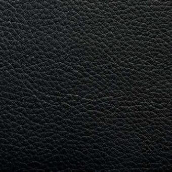 Presotto leather texture sample, dark black, granular finish with dense irregular bumps, matte surface, xt nhy99008 variant.