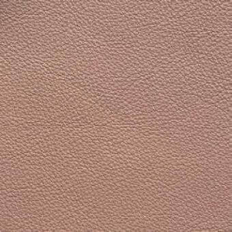 Presotto leather texture sample, rose-toned, granular surface with subtle irregular pattern and matte finish.
