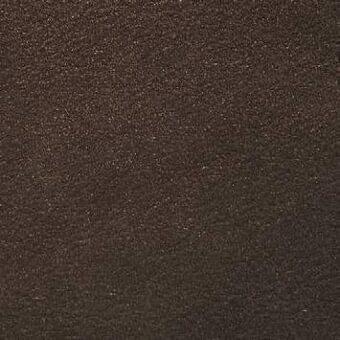 Dark brown nubuck leather texture, Presotto collection, dense granular surface, matte finish, consistent velvety appearance, muted warm tones.