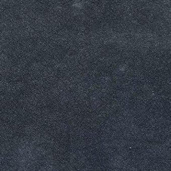 Presotto nabuk leather texture, dark gray suede-like material, dense granular surface with matte finish and consistent tone.
