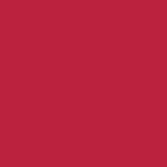 Rosso alfa color swatch, glossy matte lacquered finish, deep saturated red, uniform tone, even lighting, digital graphic presentation.