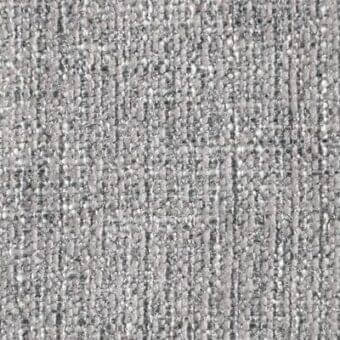 Heathered gray woven fabric texture with linear pattern, visible weave, and subtle tonal flecks; “reflex fabric dublino heather” text visible.