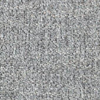 Woven gray fabric texture with a granular, heathered appearance and dark flecks, identified as “reflex francoforte,” suitable for durable upholstery.