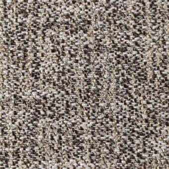 Woven fabric texture, bronztone beige and gray, irregular pattern with horizontal and vertical threads, tactile surface.