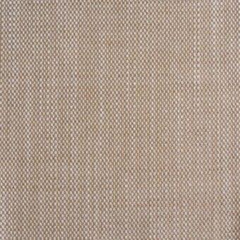 Beige woven fabric sample displays a heathered texture with integrated “reflex,” “fabric,” “oslo,” and “yuma” text within the dense, matte weave.