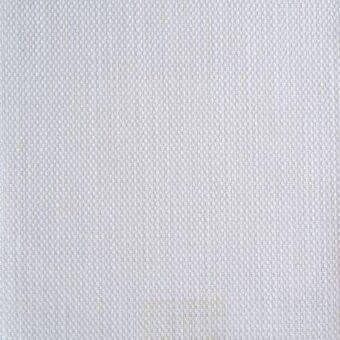 White fabric texture displaying a grid weave with a matte finish, featuring a “reflex” label indicating material composition and spring wood detail.