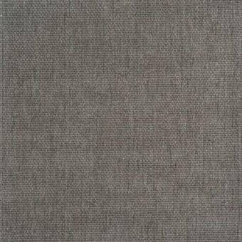Reflex fabric sample, muted gray heathered weave, dense grid pattern, matte finish, luxury textile from Brook Street collection, tea color.