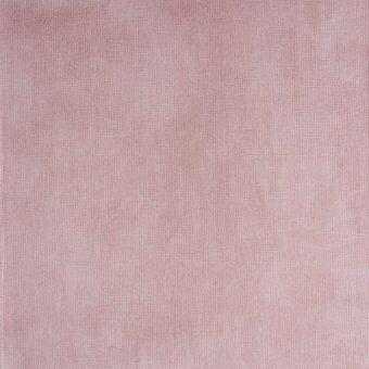 Rose velvet fabric sample with vertical ribbing, matte finish, and “reflex > fabric > fabric (luxury) > venezia > cherub” text.