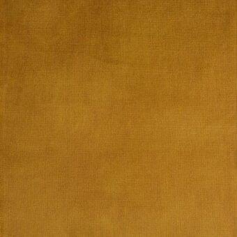 Marigold fabric sample with a tightly woven, linear texture and subtle vertical ribbing, displaying variations in tone for a diffused effect.
