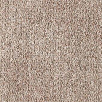 Beige fabric texture with a short, dense pile and heathered tonal variations, displaying a uniform matte finish and consistent nubby weave.
