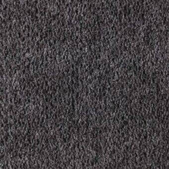 Dark gray woven fabric texture with a plush, matte finish; subtle embedded text reads "reflex," "fabric," "via baguta," and "tuna."