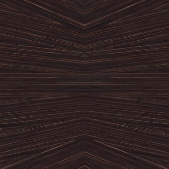Radial ebano scuro pattern with dark brown lines emanating from center on a solid background, featuring “reflex” glass and legnoreflex details.