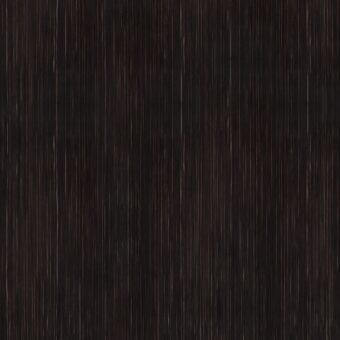 Ebano scuro wood texture with vertical grain, high-gloss finish, seamless sample for furniture or architectural use, labeled “reflex > glass > legnoreflex”.