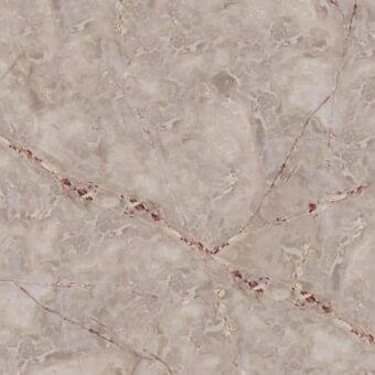 Polished onyx stone texture, pale beige and reddish-brown, marbled veins with gold streaks, high gloss finish, marmoreflex onice pesca.