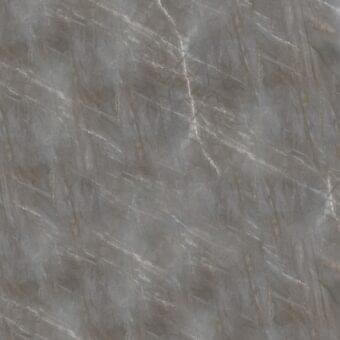 Gray marble texture with polished finish, featuring diagonal golden-beige veins and layered stone structure, identified as “0028 amani grigio.”
