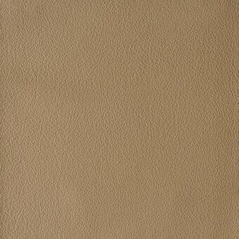 Tan leather texture sample, Colorata 121 Visone, featuring a fine grain and matte finish for a durable, natural appearance.