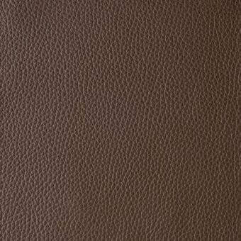 Cognac leather texture sample with pebble-grain pattern, displaying a warm medium brown and matte sheen, identified as colorata 128.