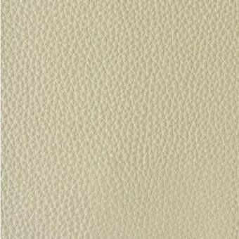 Beige embossed leather texture with a repeating dot and line pattern, matte finish, identified as “reflex > leather > platino.”
