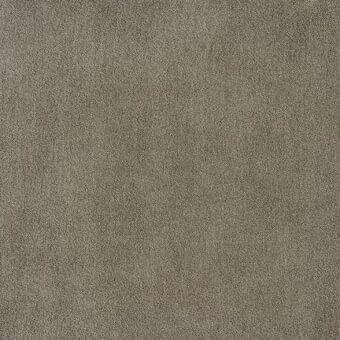Nubuck leather texture sample in seppia brown with a short, dense pile and subtle vertical grain, matte finish.