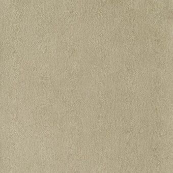 Nubuck leather texture sample in tortora, displaying a dense, granular surface with warm beige tonal variations and a consistent matte finish.
