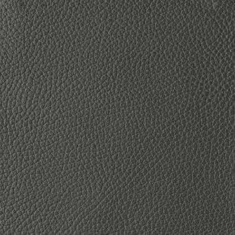Dark gray leather texture, pebbled grain, matte finish; full-grain construction with consistent, tight interwoven pattern and natural aesthetic.