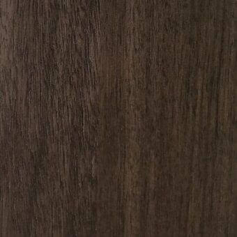 Canaletto walnut wood texture displaying a linear grain pattern, matte finish, and dark brown tones with subtle tonal variations.